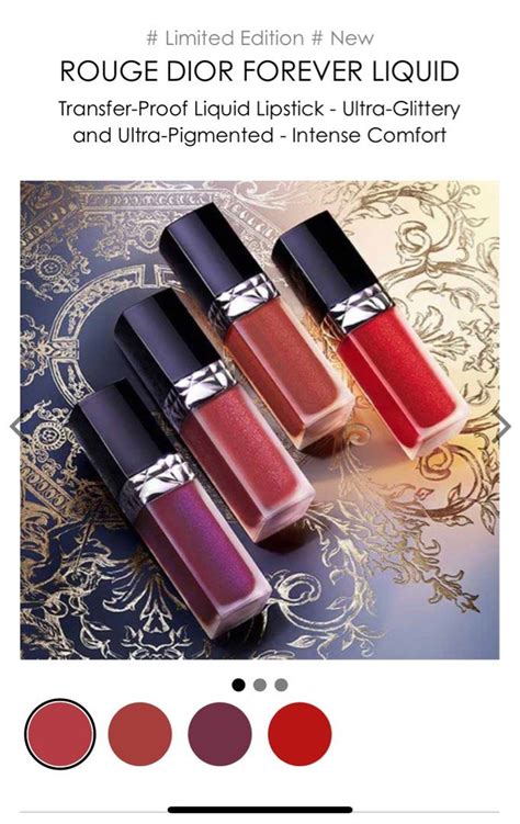 dior rouge forever liquid glitter